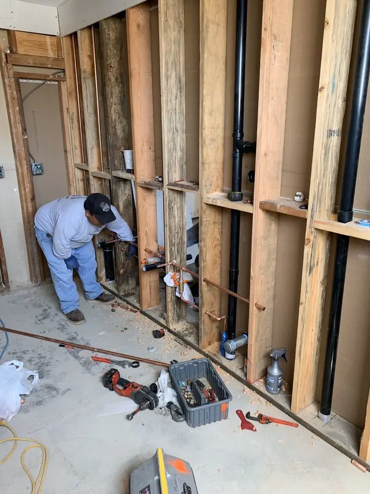 Commercial rough-in plumbing for Trenchless Sewer Repair in Baynard Village